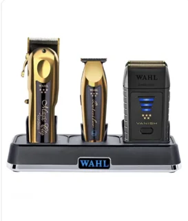 ست ماشین اصلاح، خط زن دیتیلر مجیک کلیپ گلد، و شیور وال  WAHL Set Gold